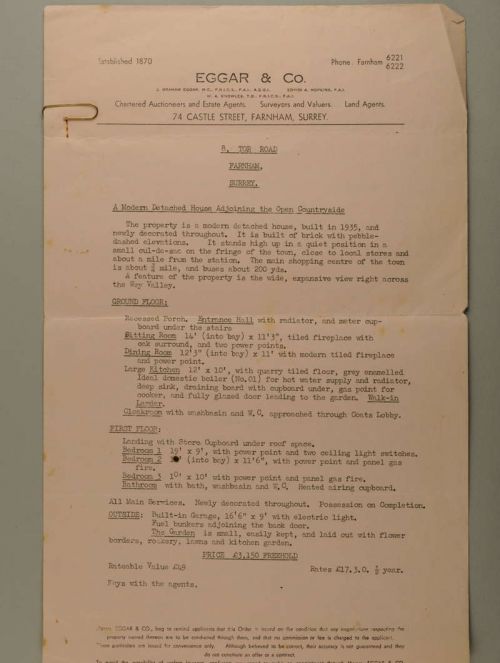Photograph of item