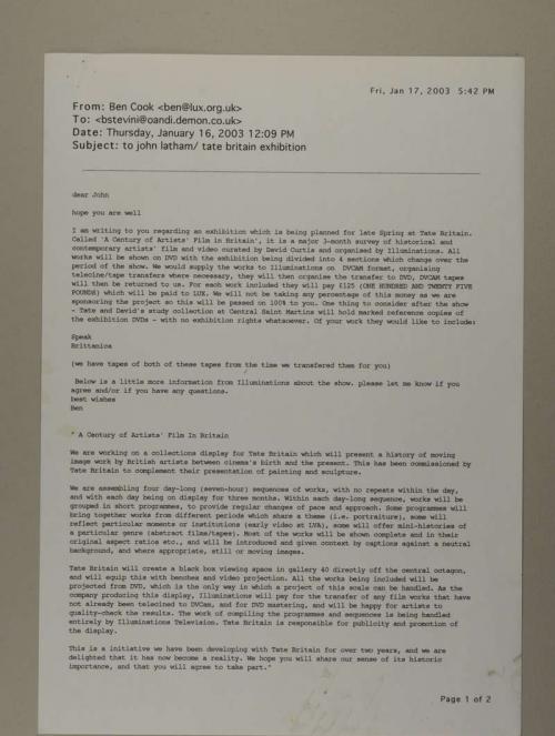 Photograph of item