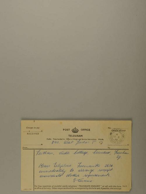 Photograph of item