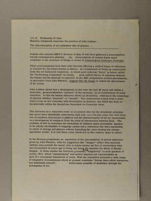 Photograph of item