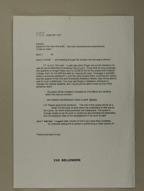 Photograph of item