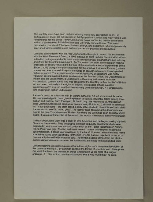 Photograph of item