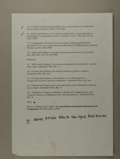 Photograph of item