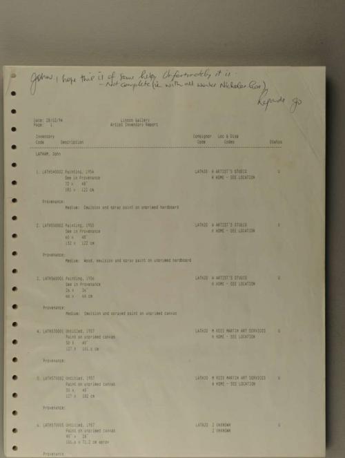 Photograph of item