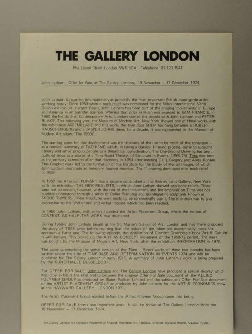 Photograph of item