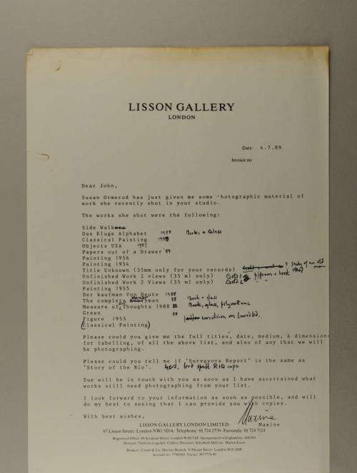 Photograph of item