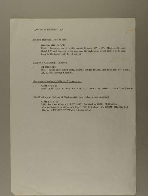 Photograph of item