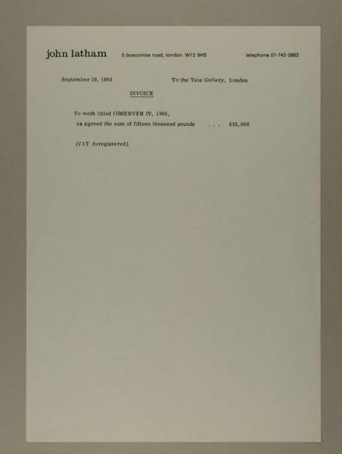 Photograph of item